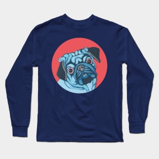 Cute Dog Pug Long Sleeve T-Shirt